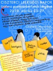 Ciszterci lelkiségi napok, 2019. április 25-27.