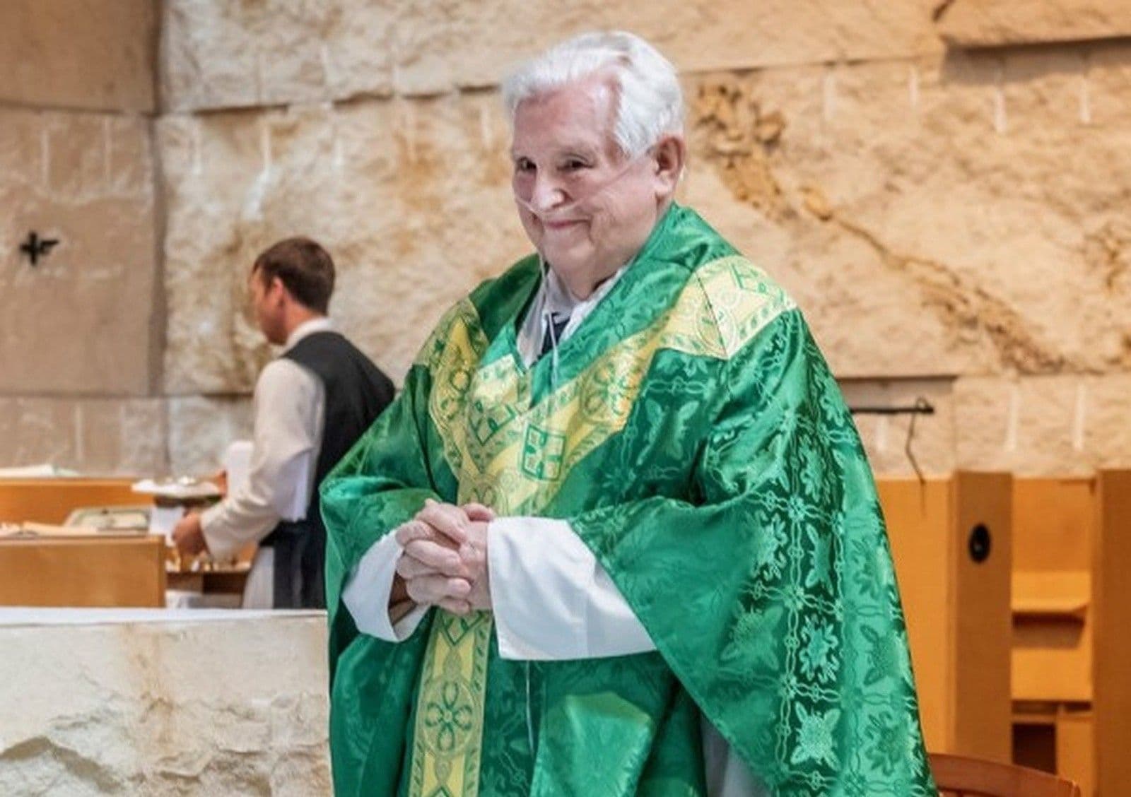 Vasmiséjét ünnepelte Dallasban Lelóczky Gyula Donát ciszterci szerzetes