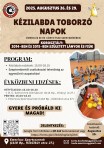 Kézilabda toborzó napok, 2025. aug. 26. és 29. , 2014-ben és 2015-ben születetteknek