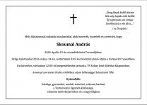 Skoumal Andrásra emlékezünk